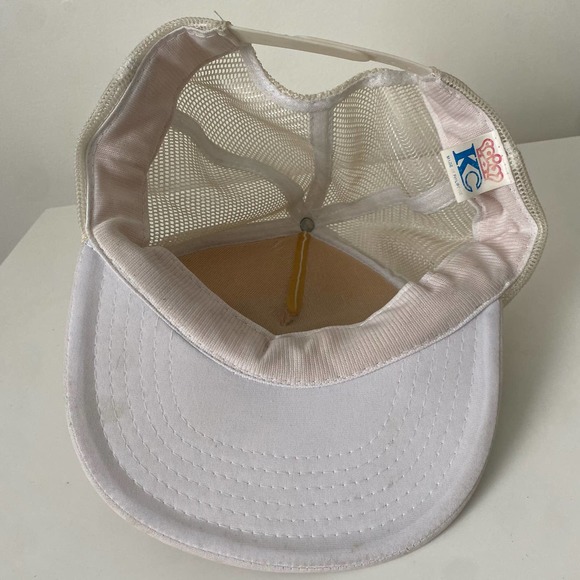 VINTAGE KC Crown Chicago Bulls Hat Snapback Champions NBA Back to Back Hat - Picture 5 of 6